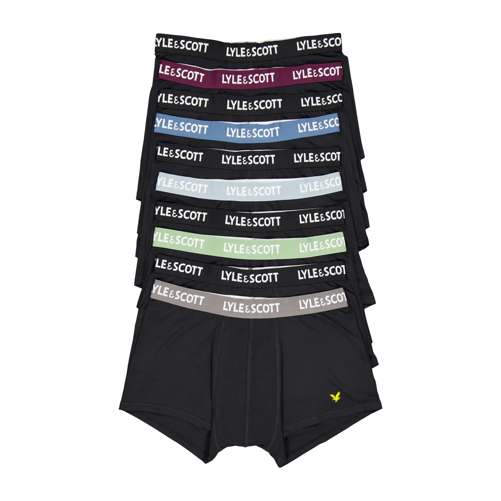 10 Pack Core Trunks 536 - mix Waistbands