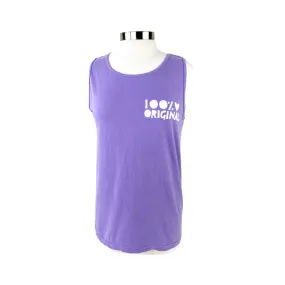 100% Original Unisex Tank in Washed Violet