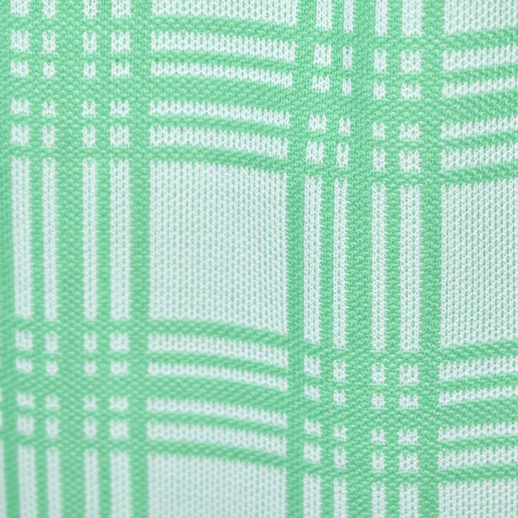 1960s Vintage Lime & White Pencil Skirt