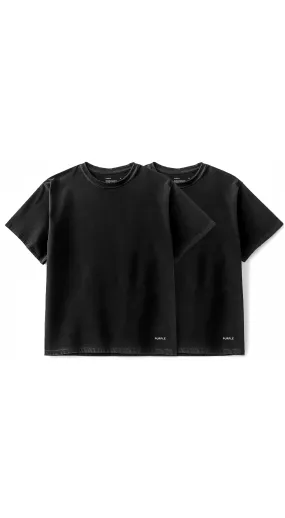 2 Pack SS Tee (Black) - P145-CBBT824