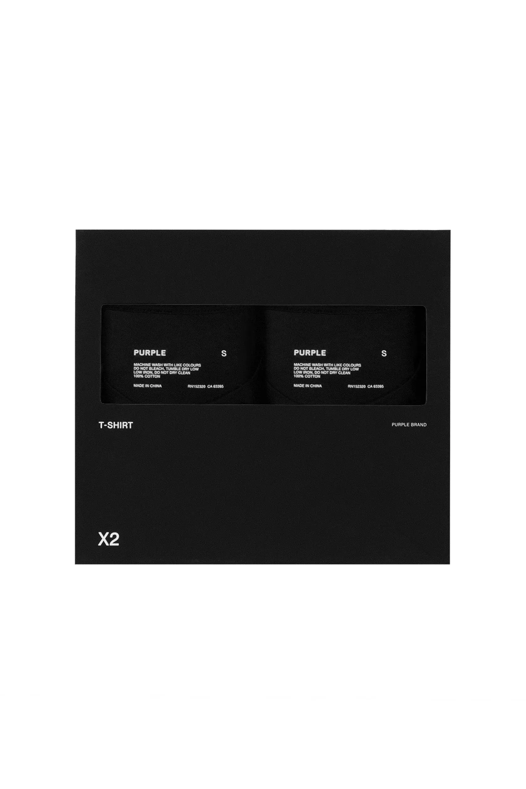 2 Pack SS Tee (Black) - P145-CBBT824