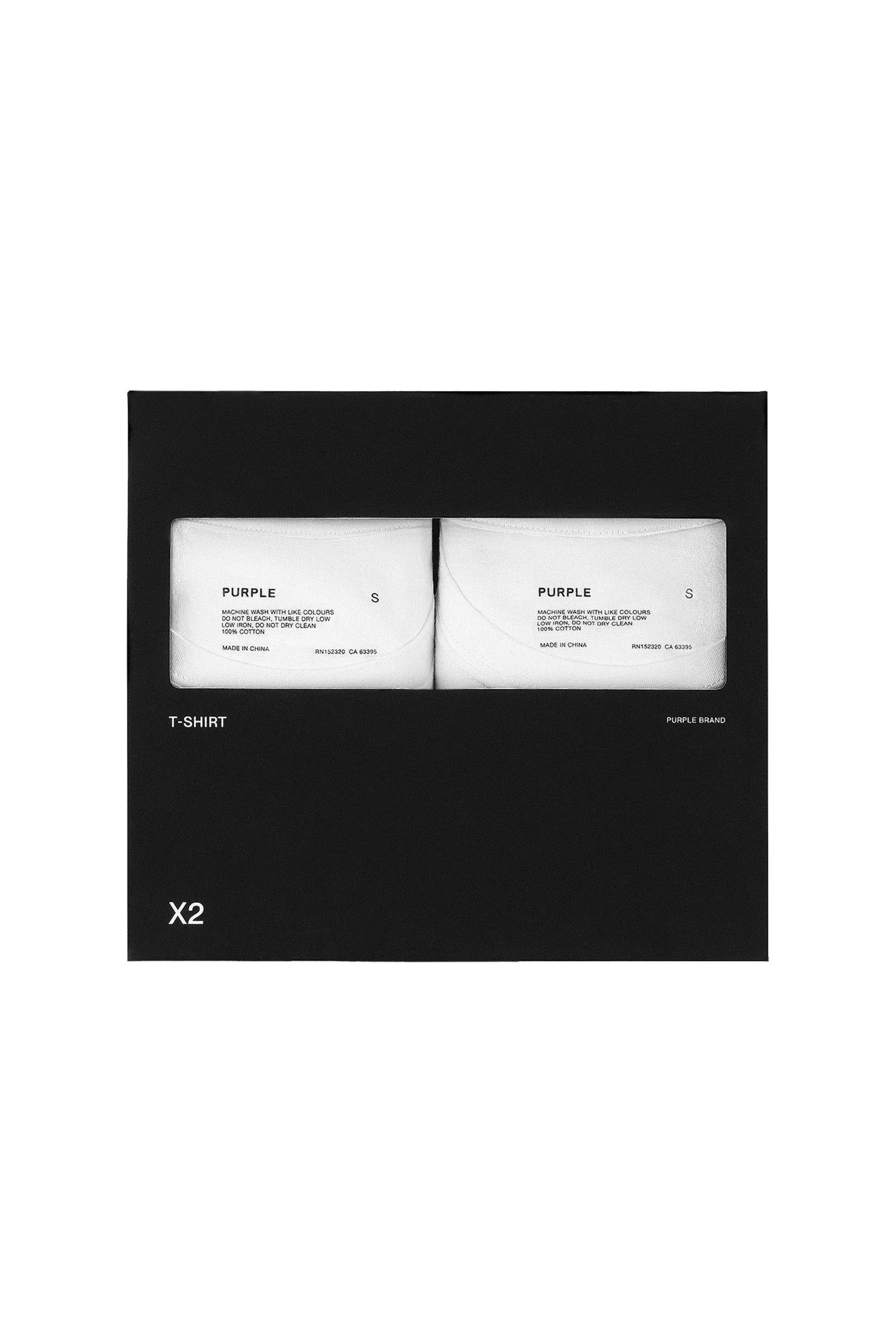 2 Pack SS Tee (White) - P145-CBWT824