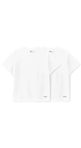 2 Pack SS Tee (White) - P145-CBWT824