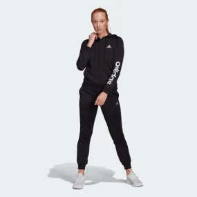 Adidas Essentials Logo French Terry Women Sportswear Suit Black/White