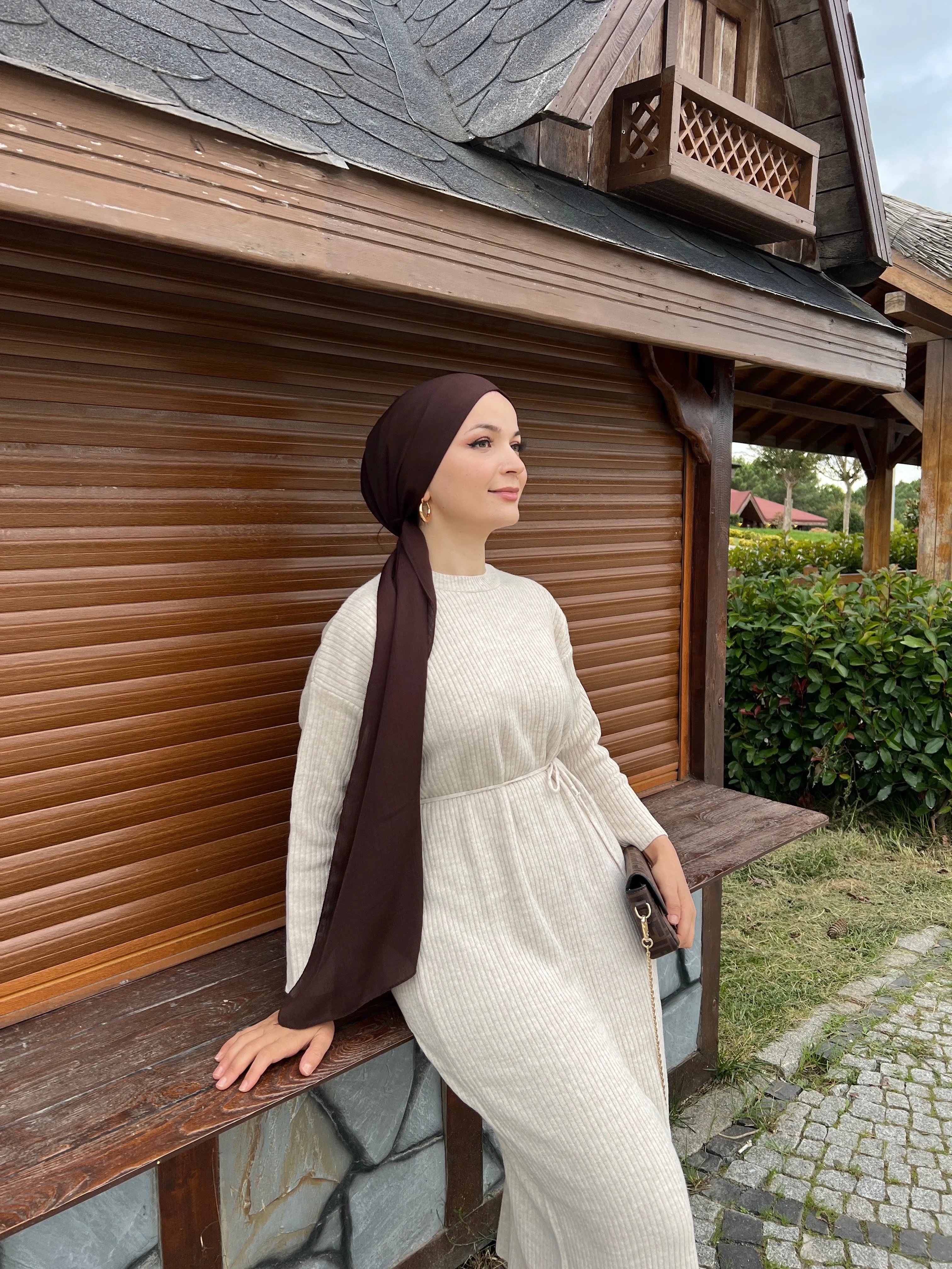 Amelia Knit Dress - Nude