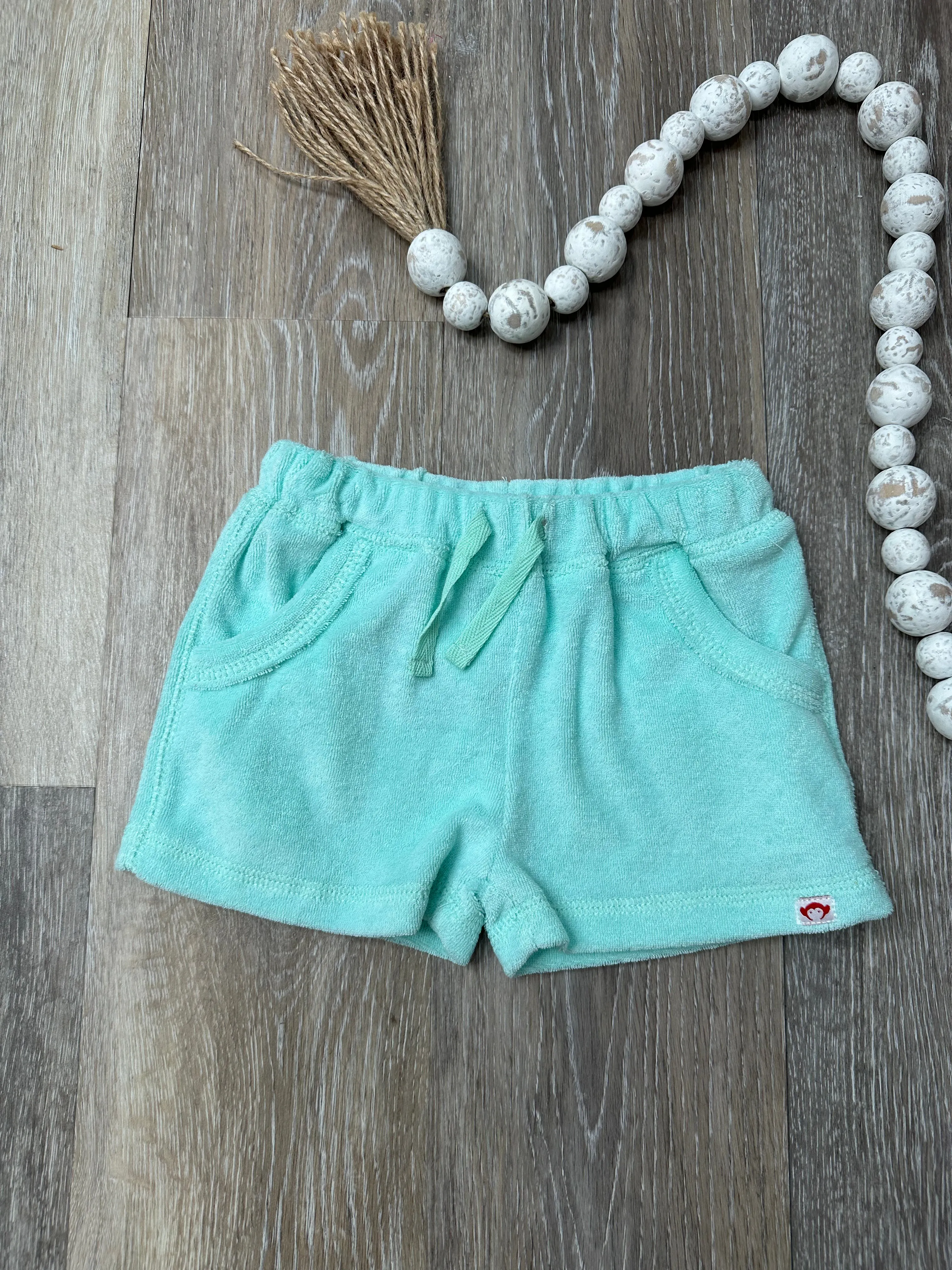 APP Majorca Terry Shorts in Aqua