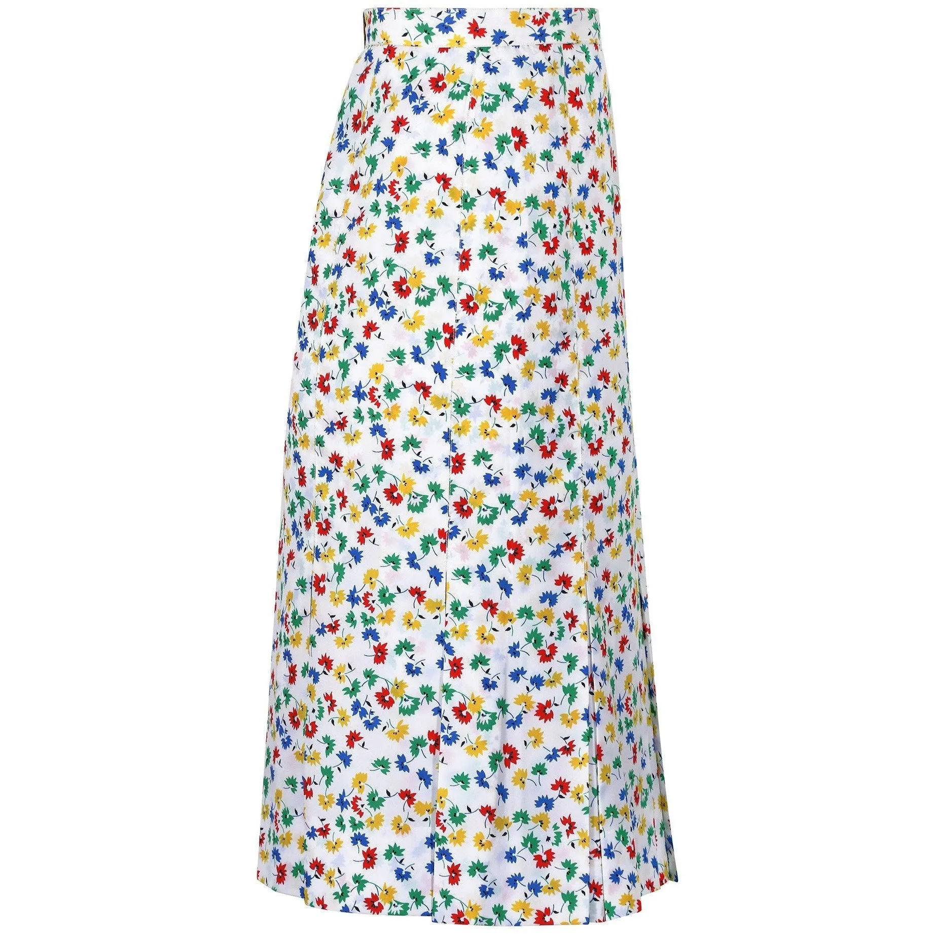 ARCHIVE - 1970s Celine Floral Print Skirt