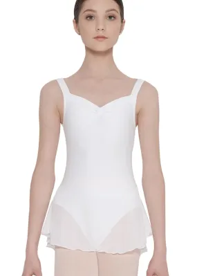Balkala Pinch Front Youth Dance Dress (White)
