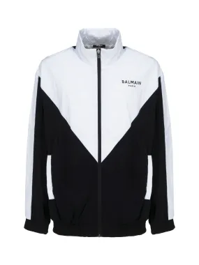 Balmain Logo Printed Track Jacket