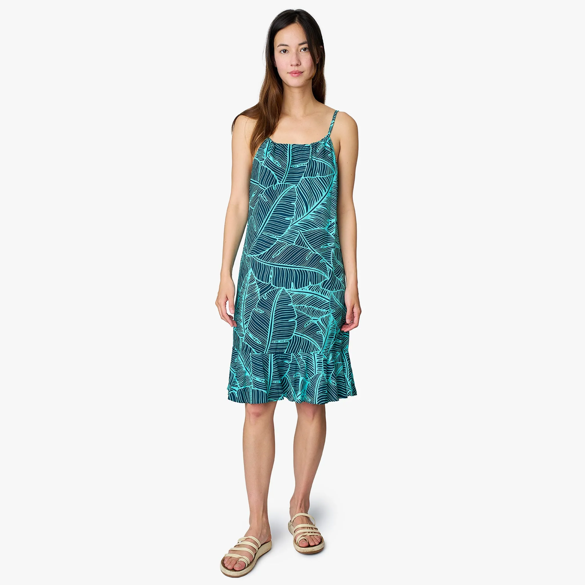 Banana Leaf Knee Length Dress