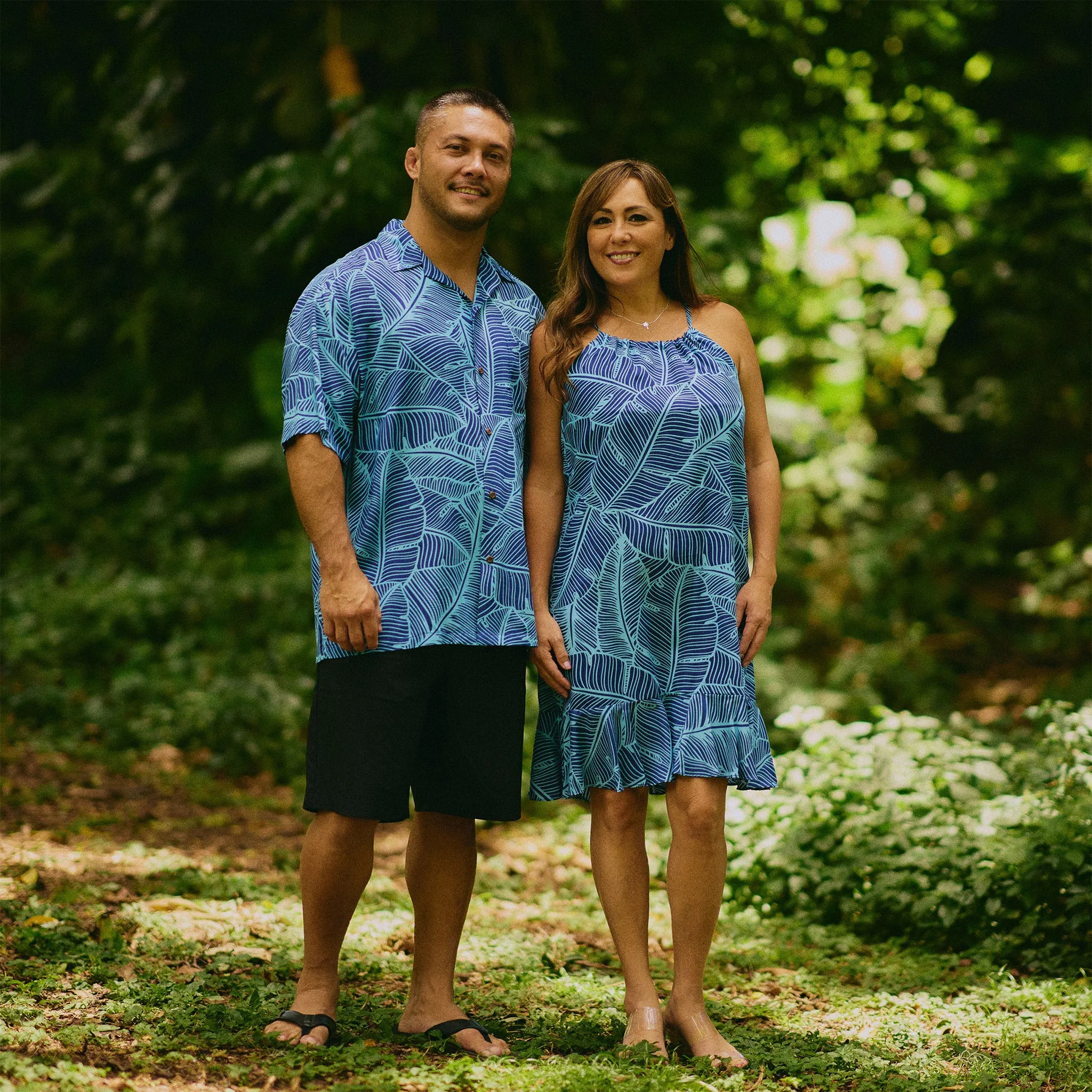 Banana Leaf Knee Length Dress