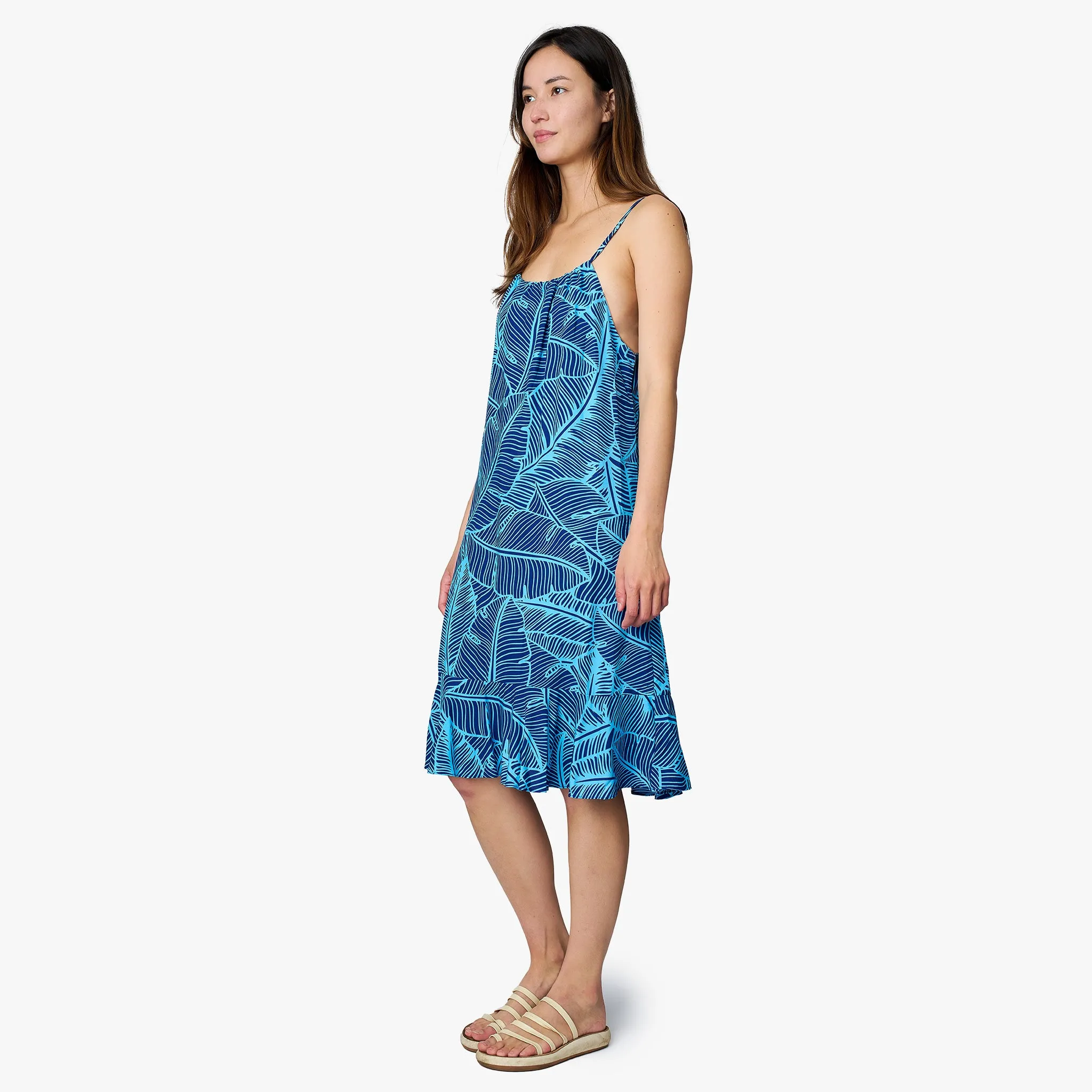 Banana Leaf Knee Length Dress