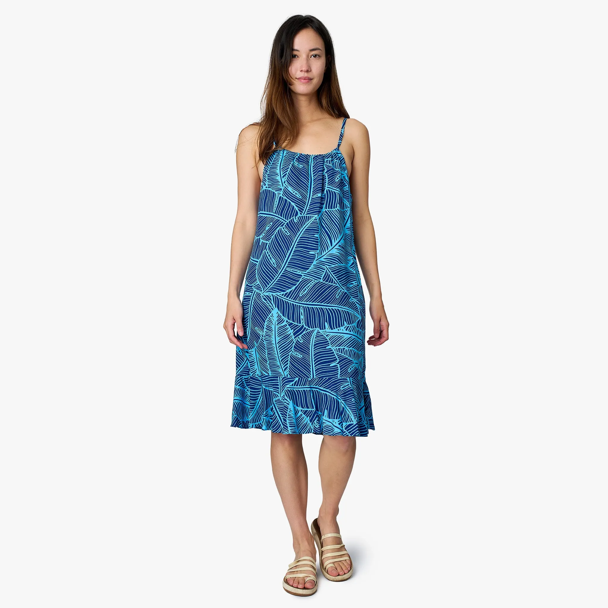 Banana Leaf Knee Length Dress