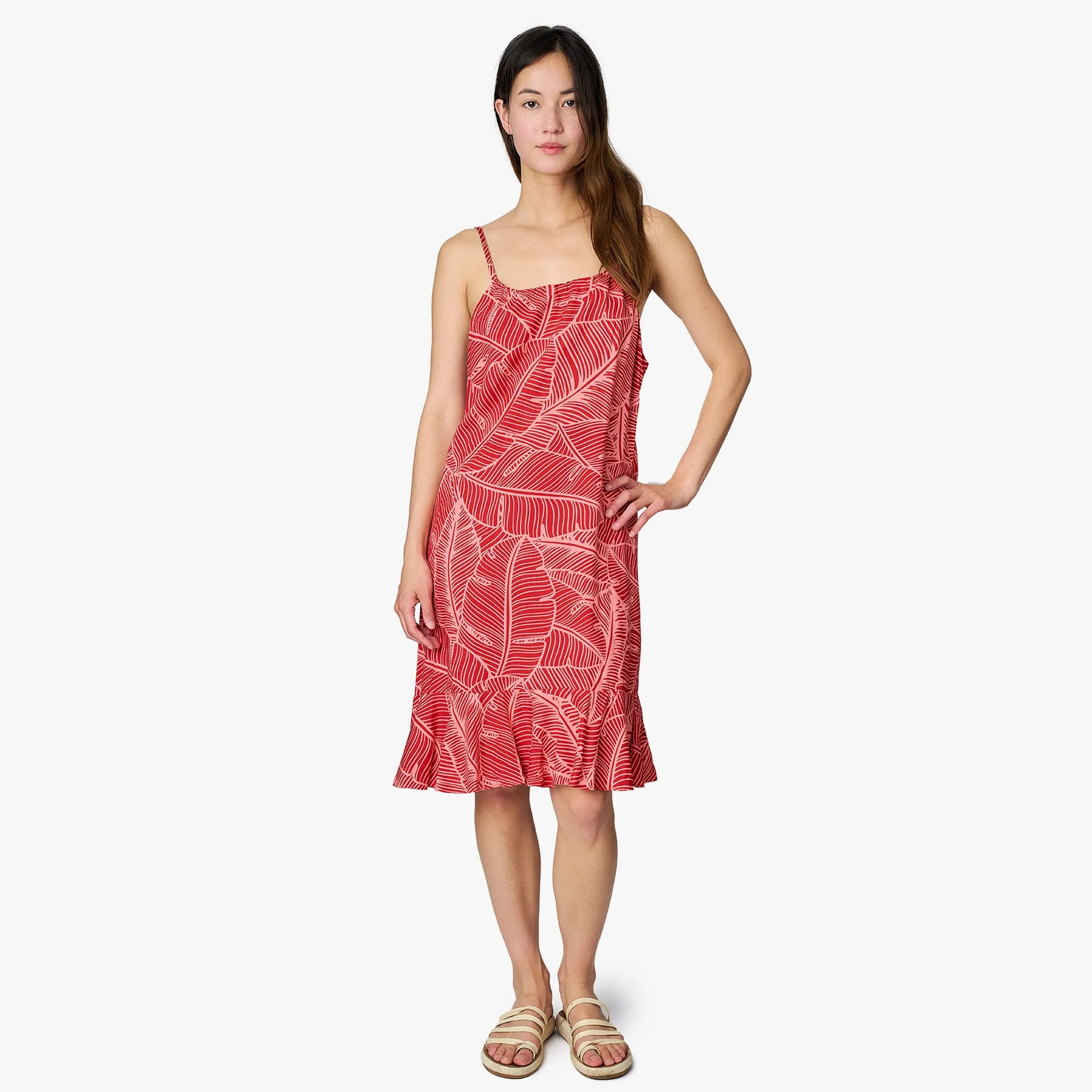 Banana Leaf Knee Length Dress