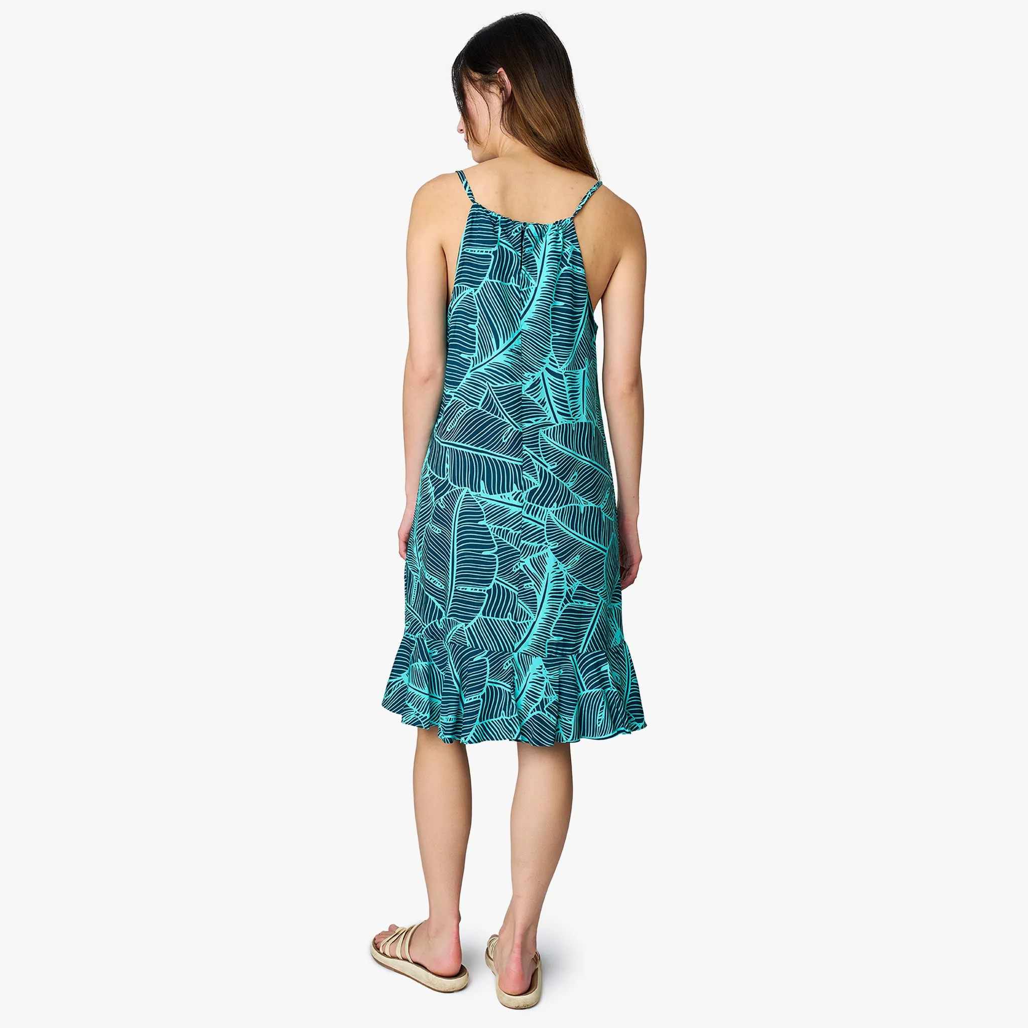 Banana Leaf Knee Length Dress