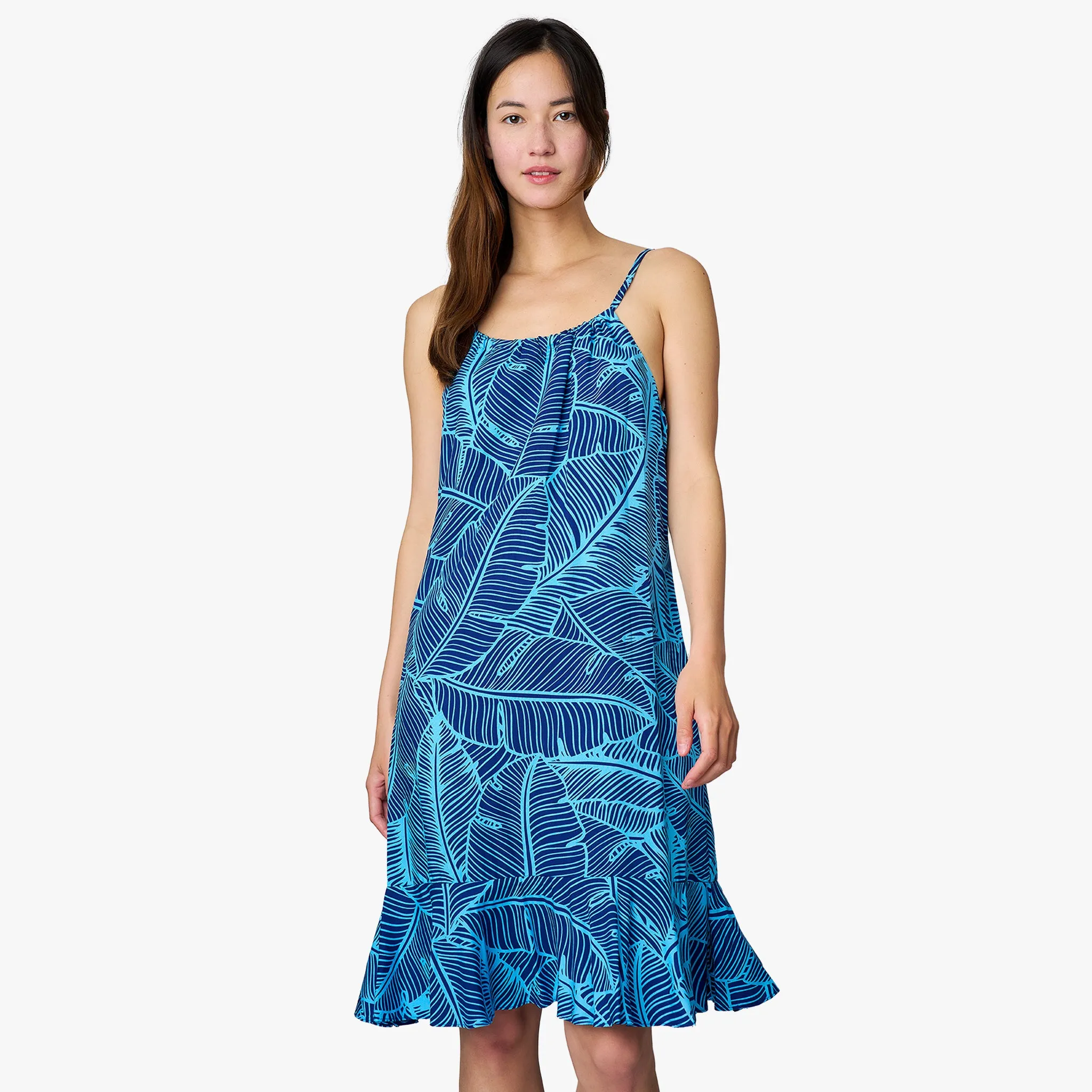 Banana Leaf Knee Length Dress