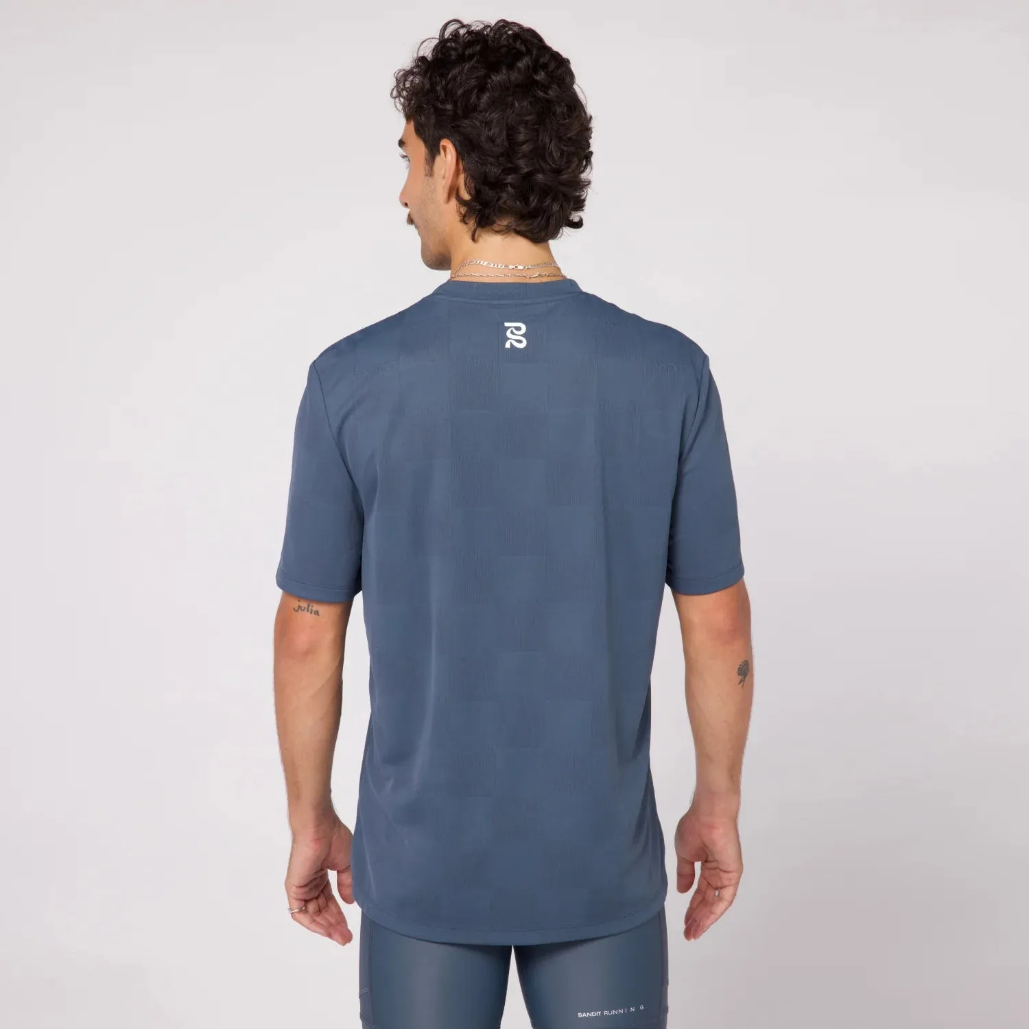 Bandit Cheque Jacquard Tee - UNISEX
