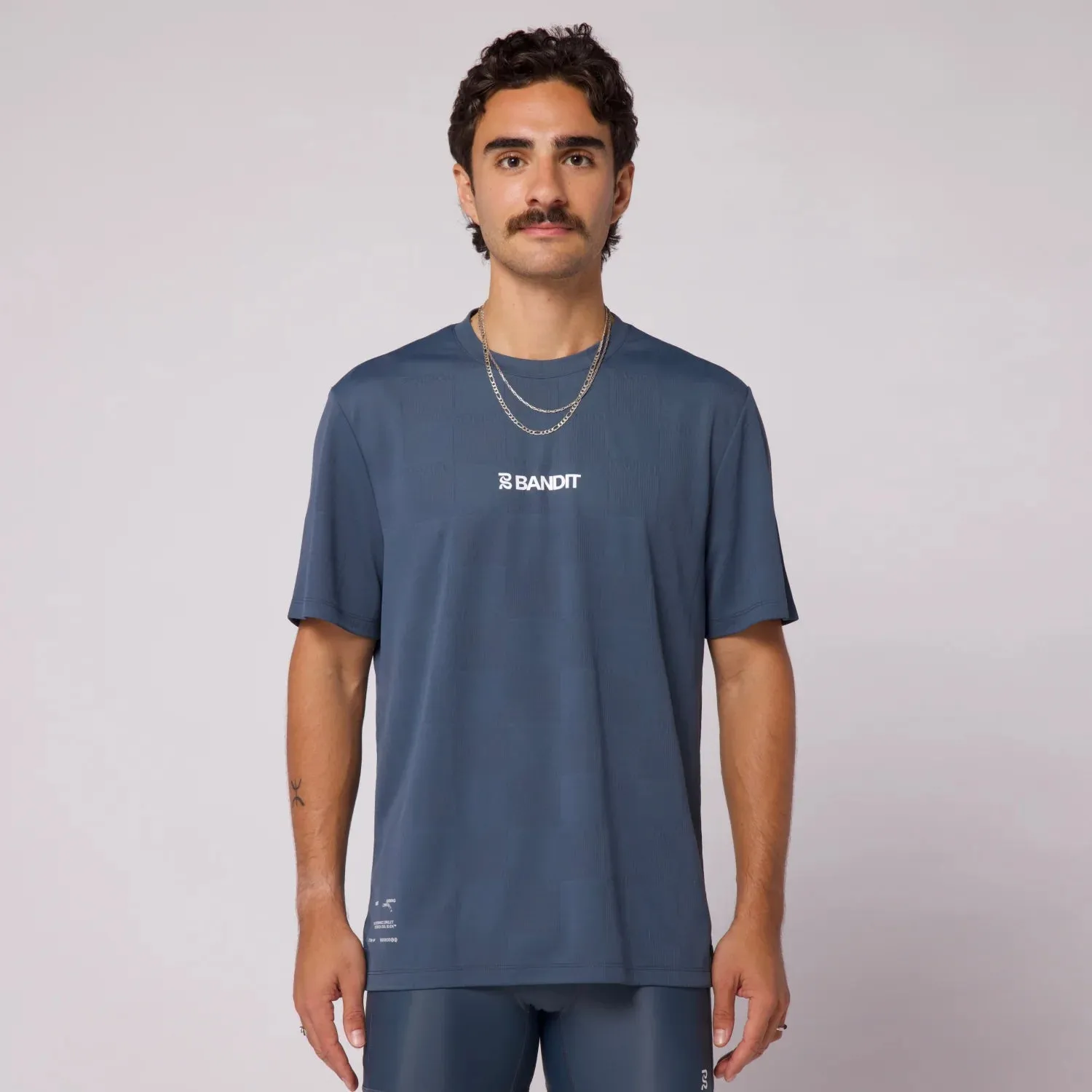 Bandit Cheque Jacquard Tee - UNISEX