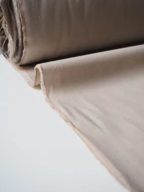 Beige Heavy Cotton Poplin