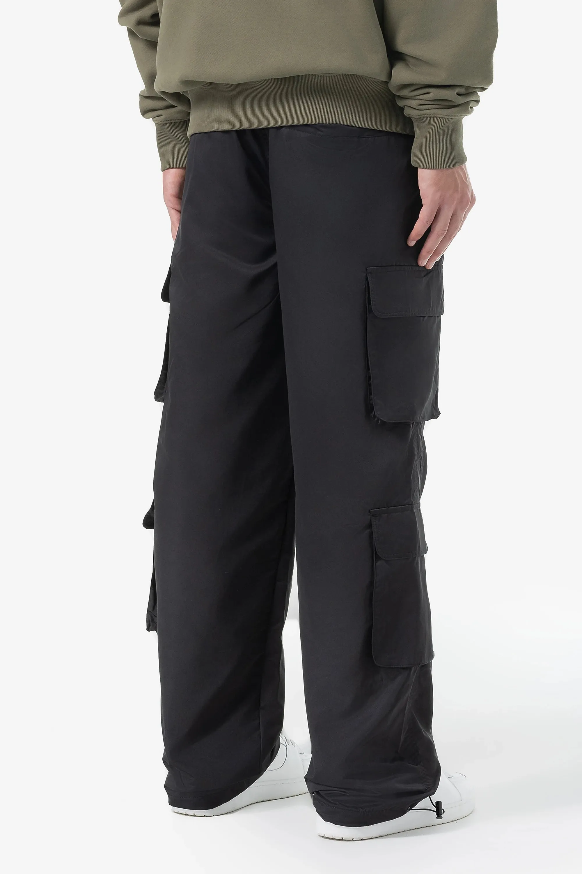 Belmont Wide Tech Cargo Pants Black