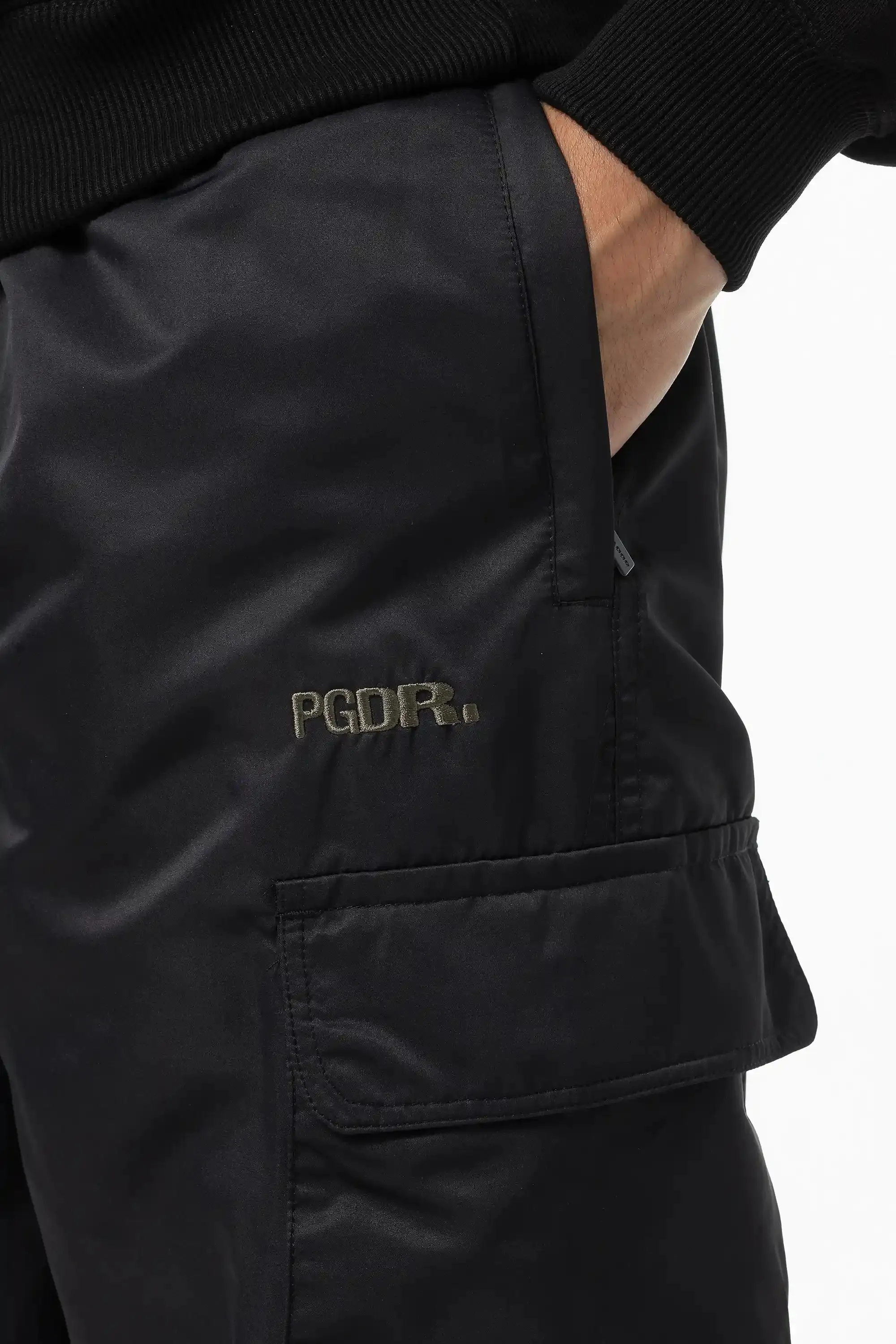 Belmont Wide Tech Cargo Pants Black