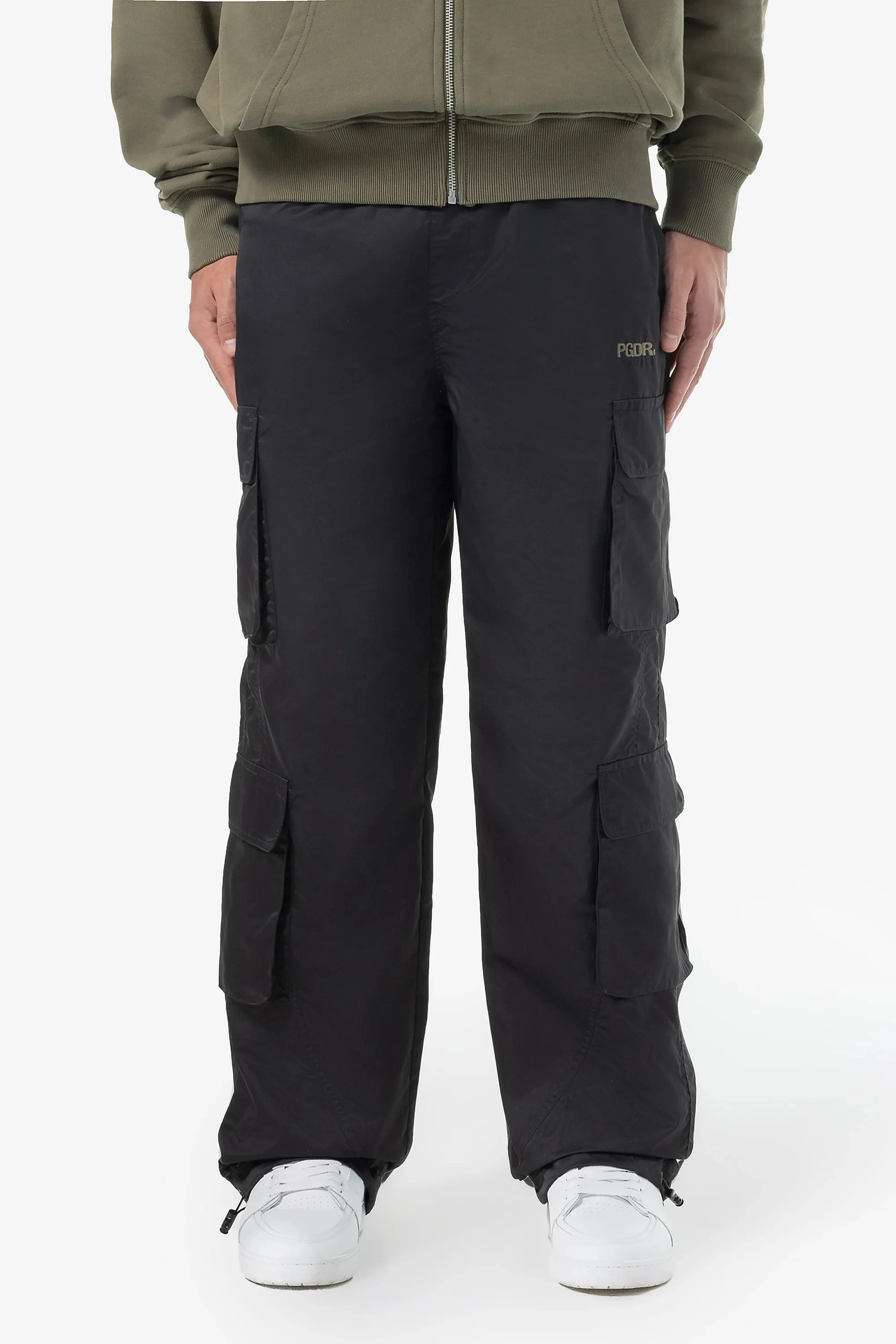 Belmont Wide Tech Cargo Pants Black