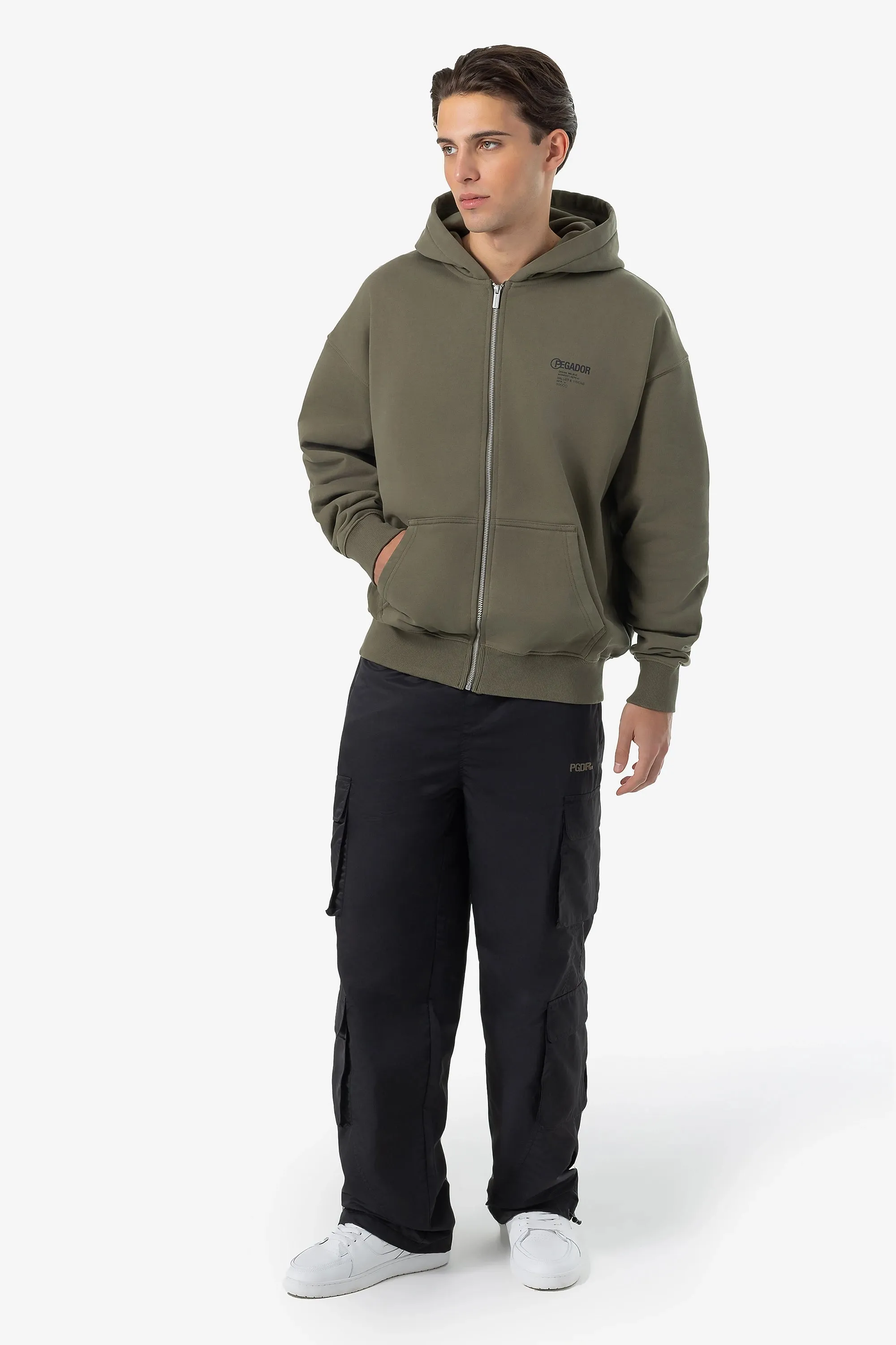 Belmont Wide Tech Cargo Pants Black