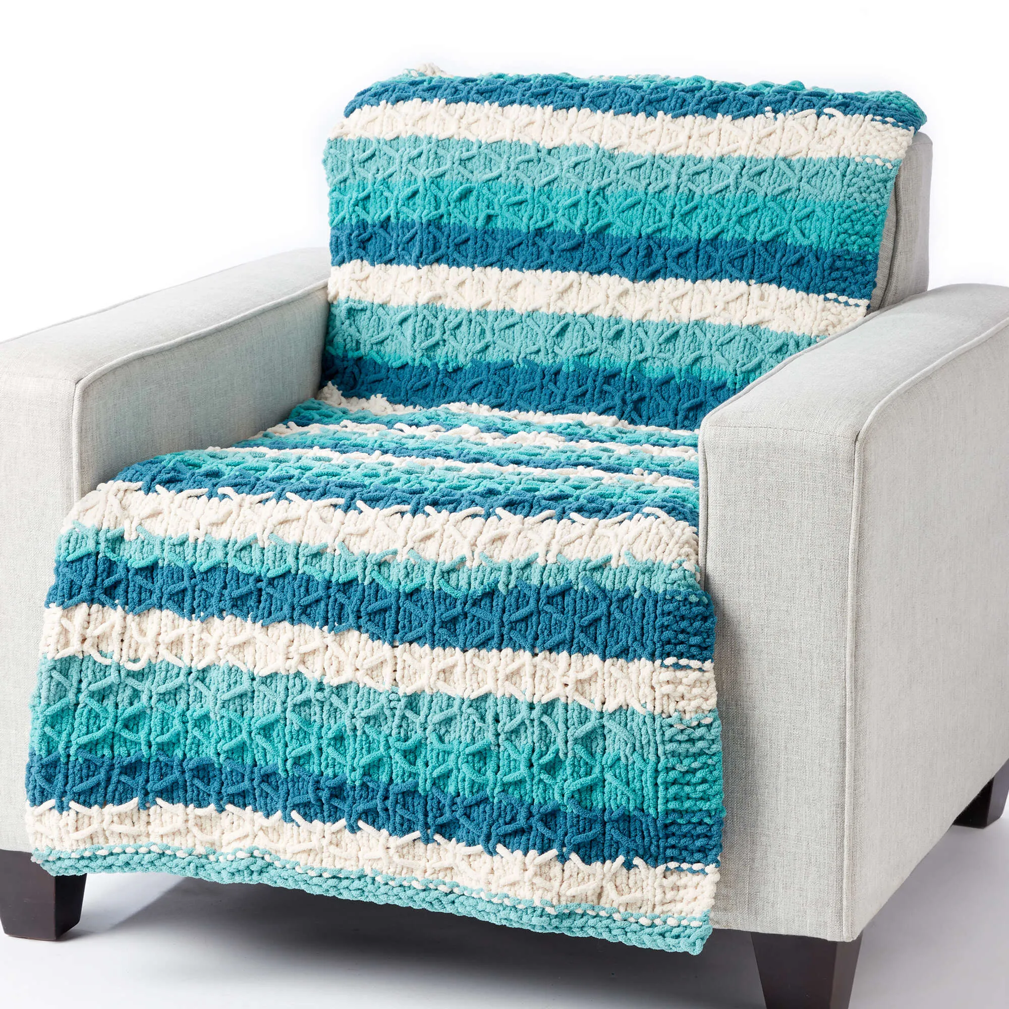Bernat Knit Quilted Blanket