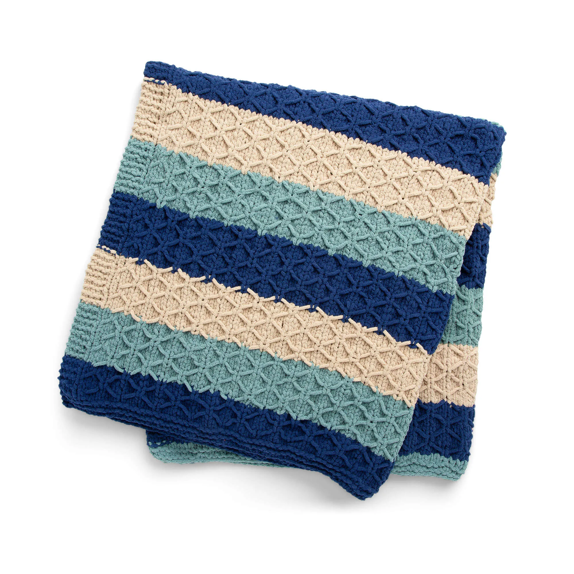 Bernat Knit Quilted Blanket