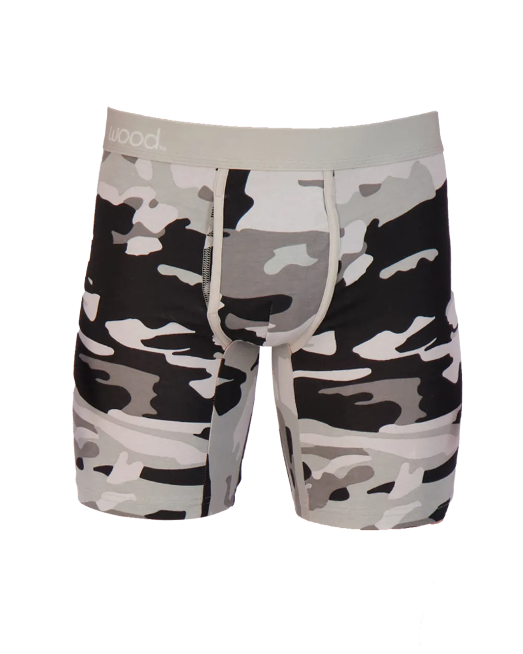Biker Brief w/ Fly in Ghost Camo by Wood Underwear