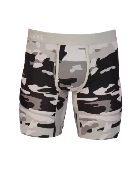 Biker Brief w/ Fly in Ghost Camo by Wood Underwear