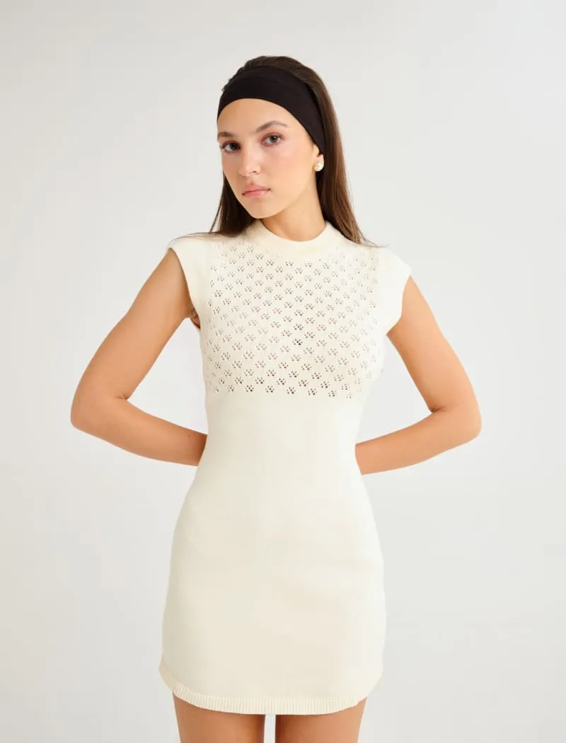 Birkin Mini Dress | Ivory