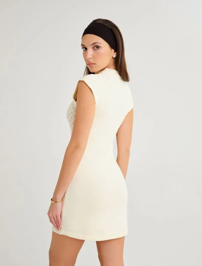 Birkin Mini Dress | Ivory