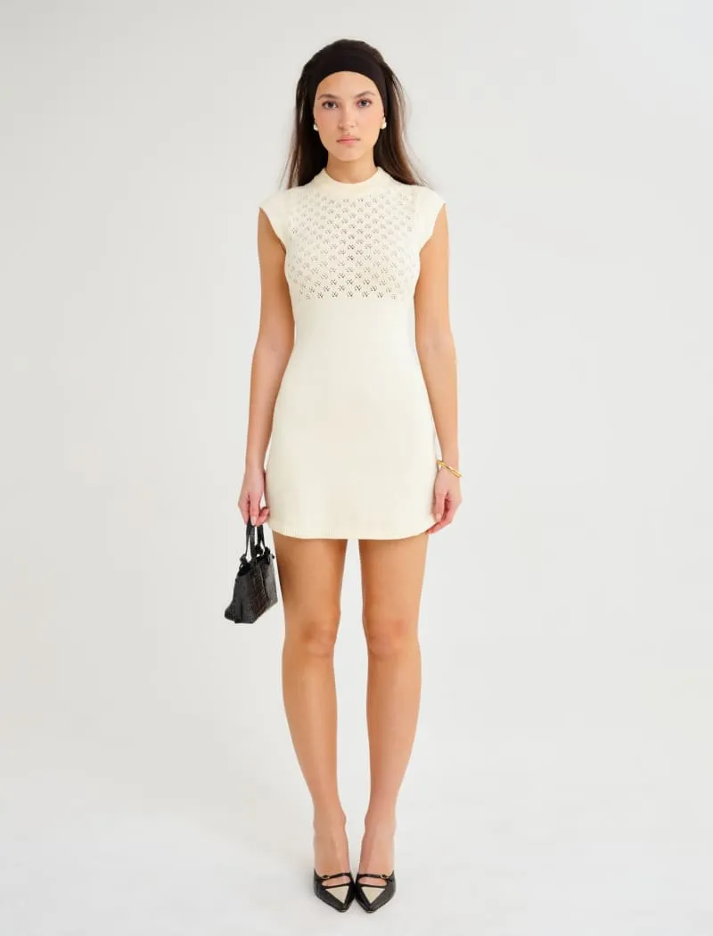 Birkin Mini Dress | Ivory