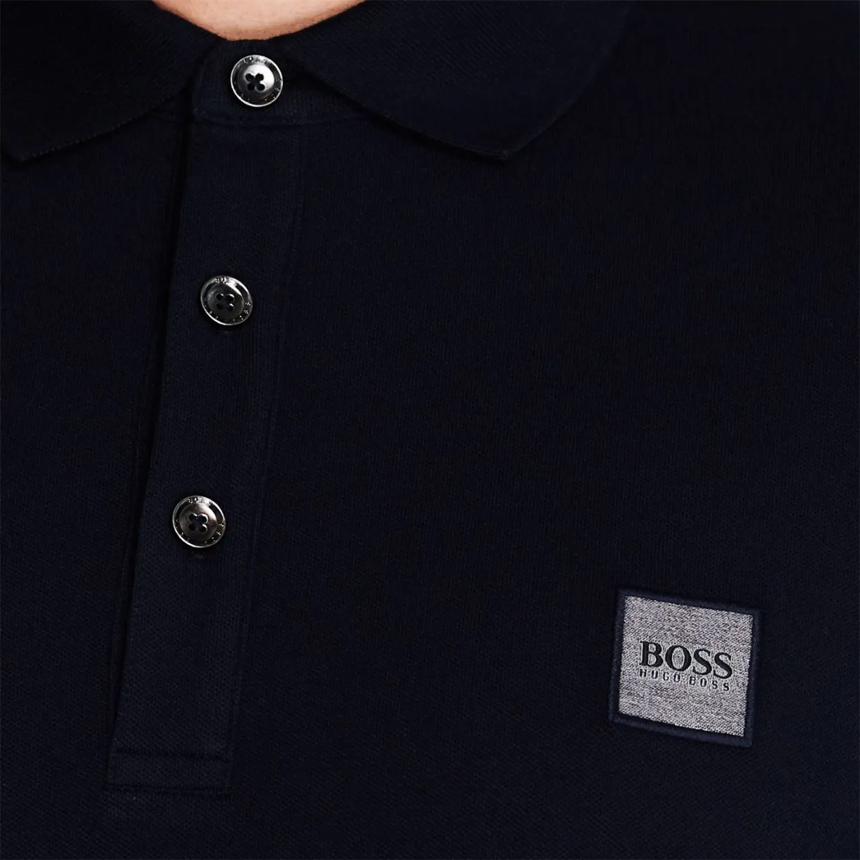 BOSS Passerby Slim Fit Navy Polo Shirt