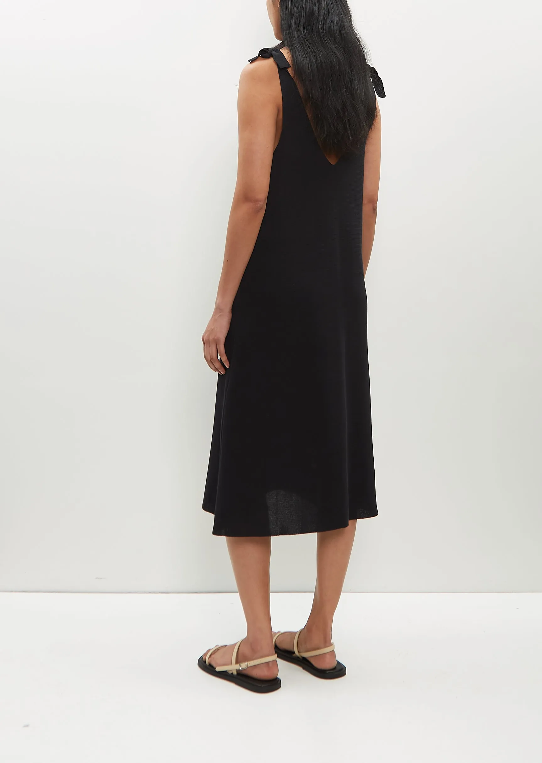 Bow Strap Knit Dress