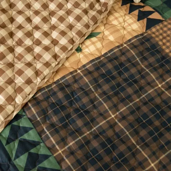 Brown Bear Cabin Quilted Collection