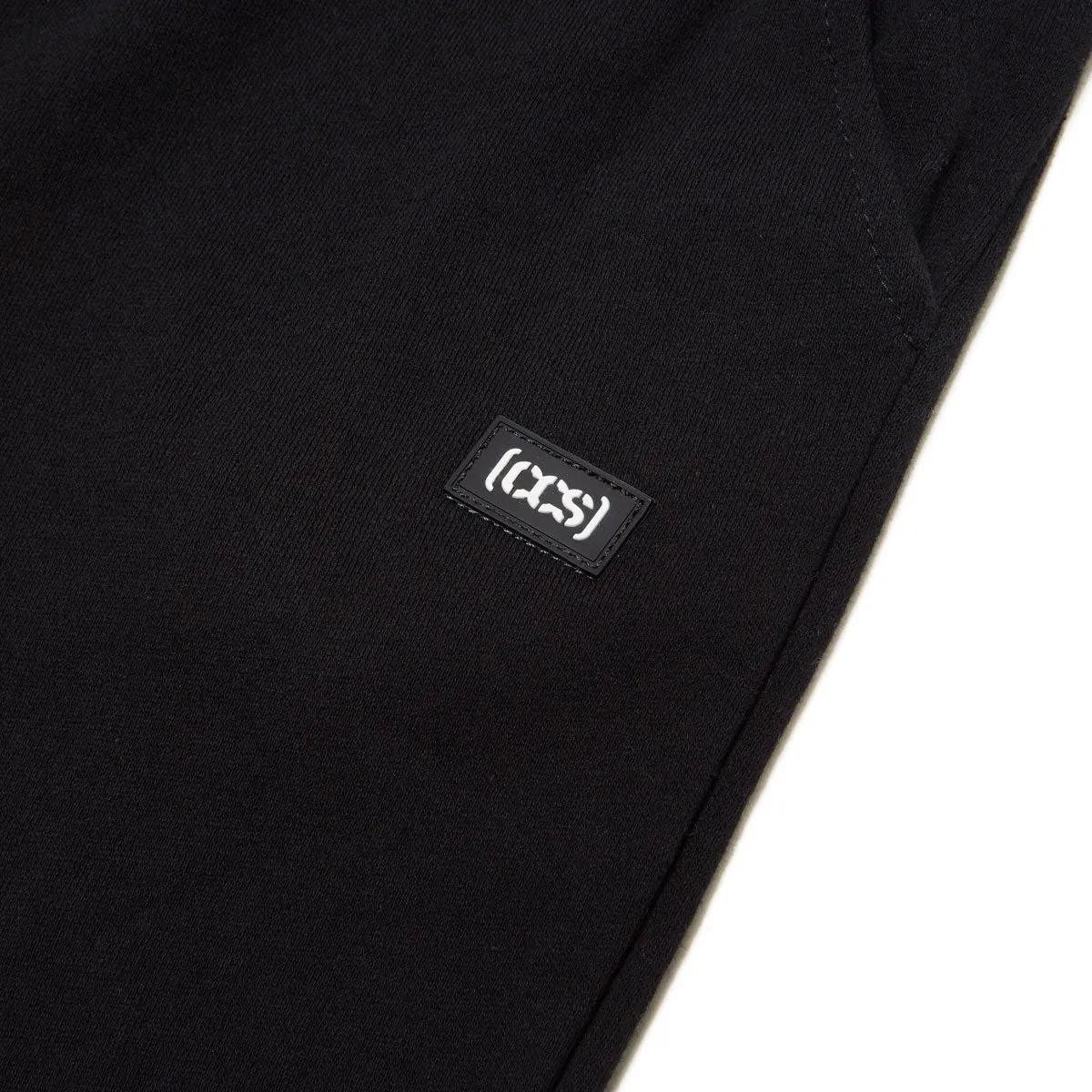 CCS Logo Rubber Patch Sweat Pants - Black