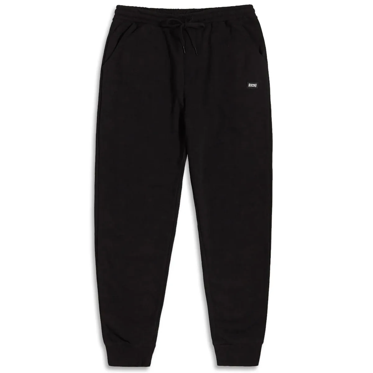 CCS Logo Rubber Patch Sweat Pants - Black