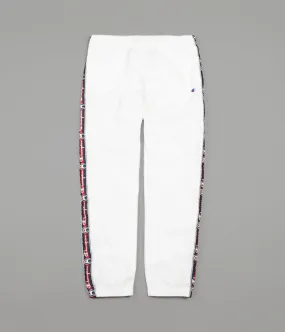 Champion Logo Tape Sweatpants - White