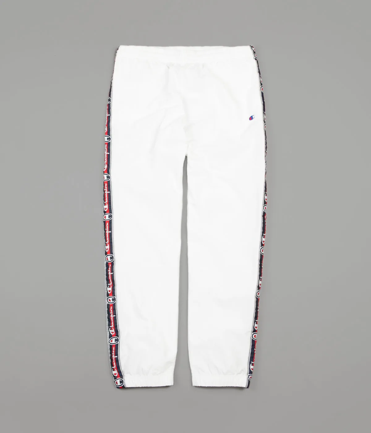 Champion Logo Tape Sweatpants - White
