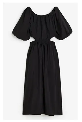 Chania Black Dress