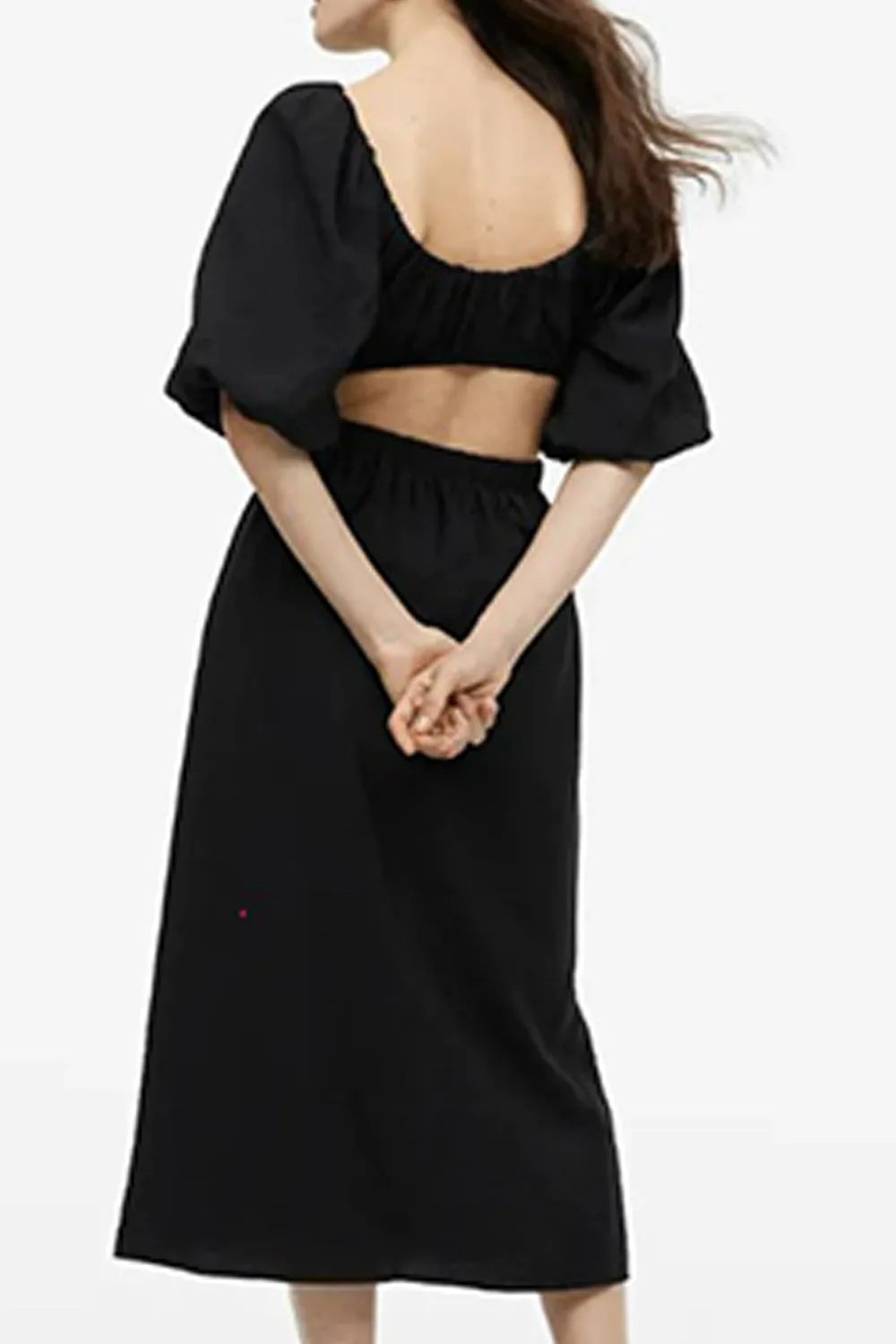 Chania Black Dress