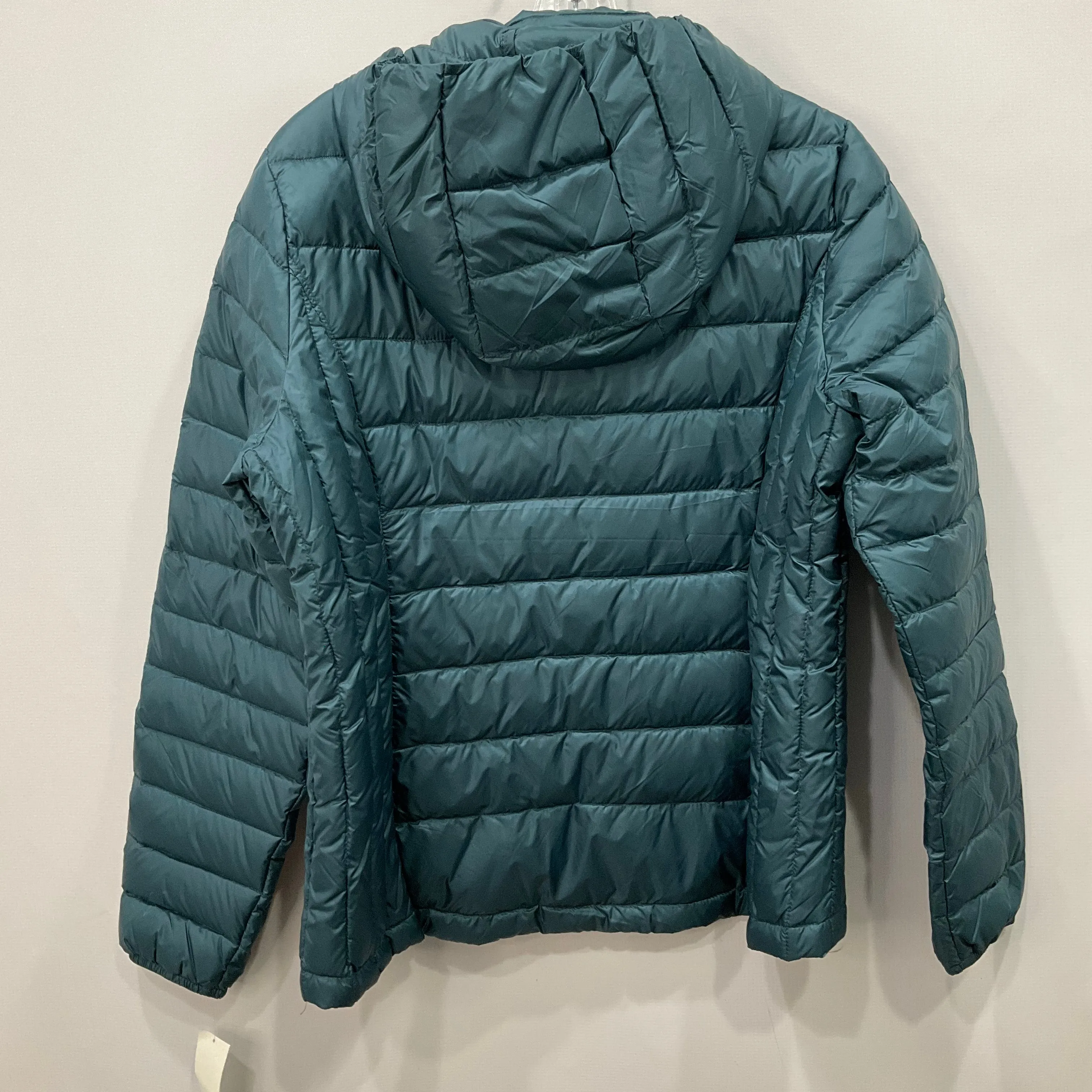 Coat Puffer & Quilted By heatkeep In Teal, Size: Xl