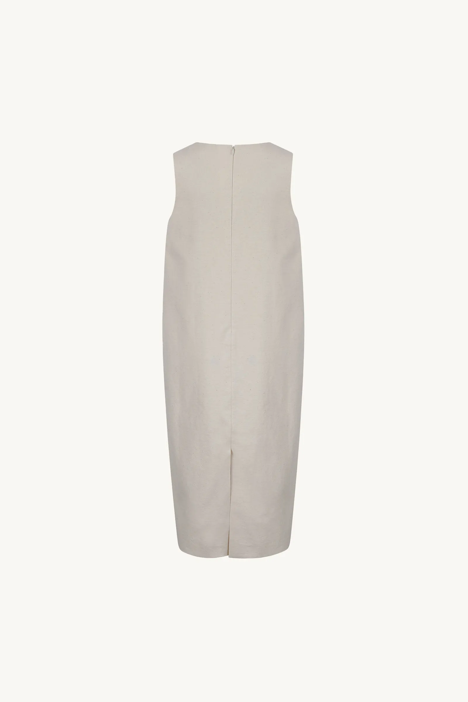 Column Dress -- Organic Nepped Cotton