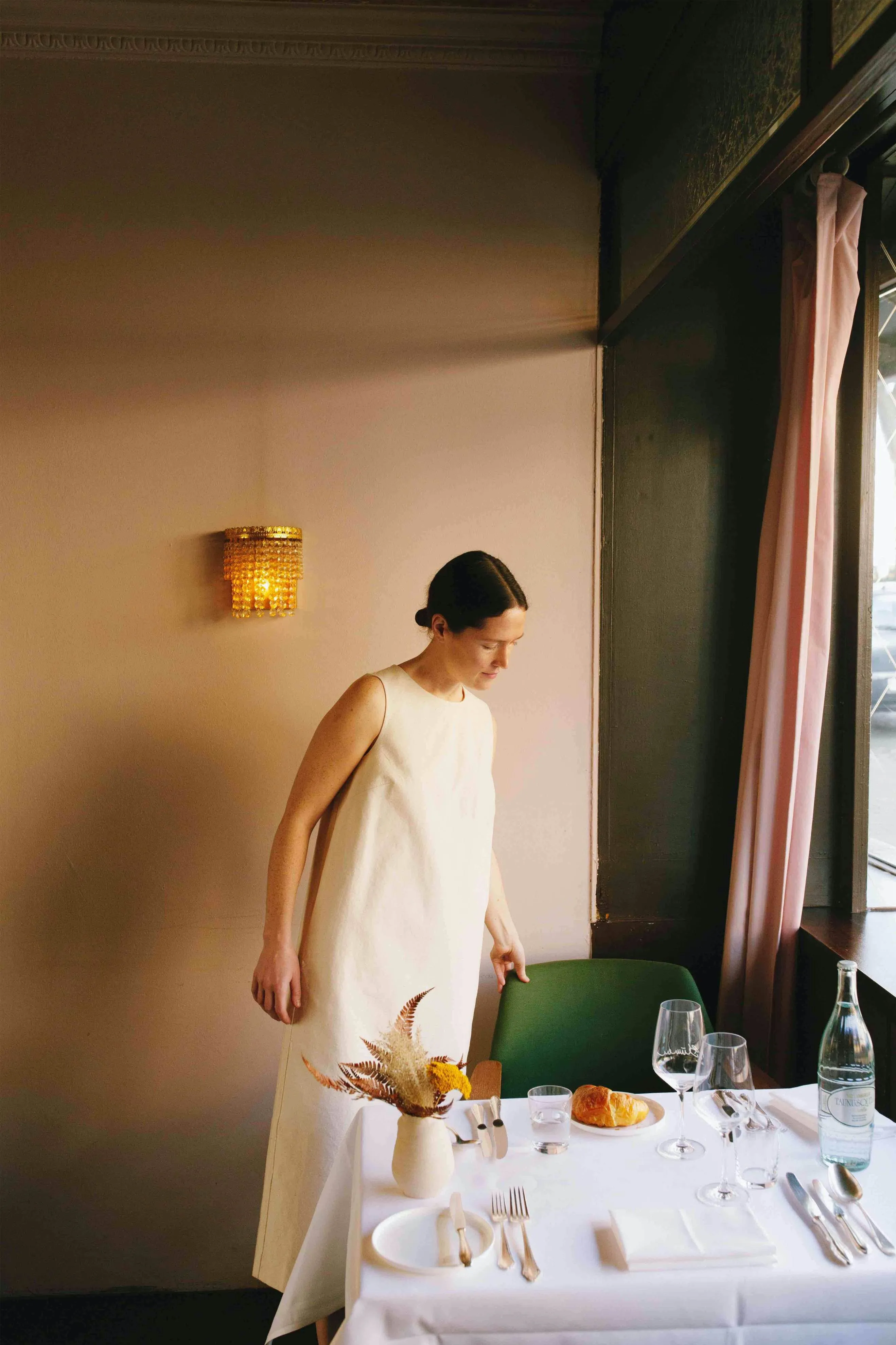 Column Dress -- Organic Nepped Cotton