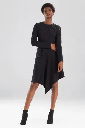 Compact Knit Crepe Dress