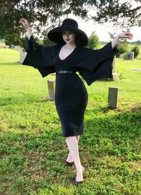 Creature of the Night Wiggle Dress by Retrolicious