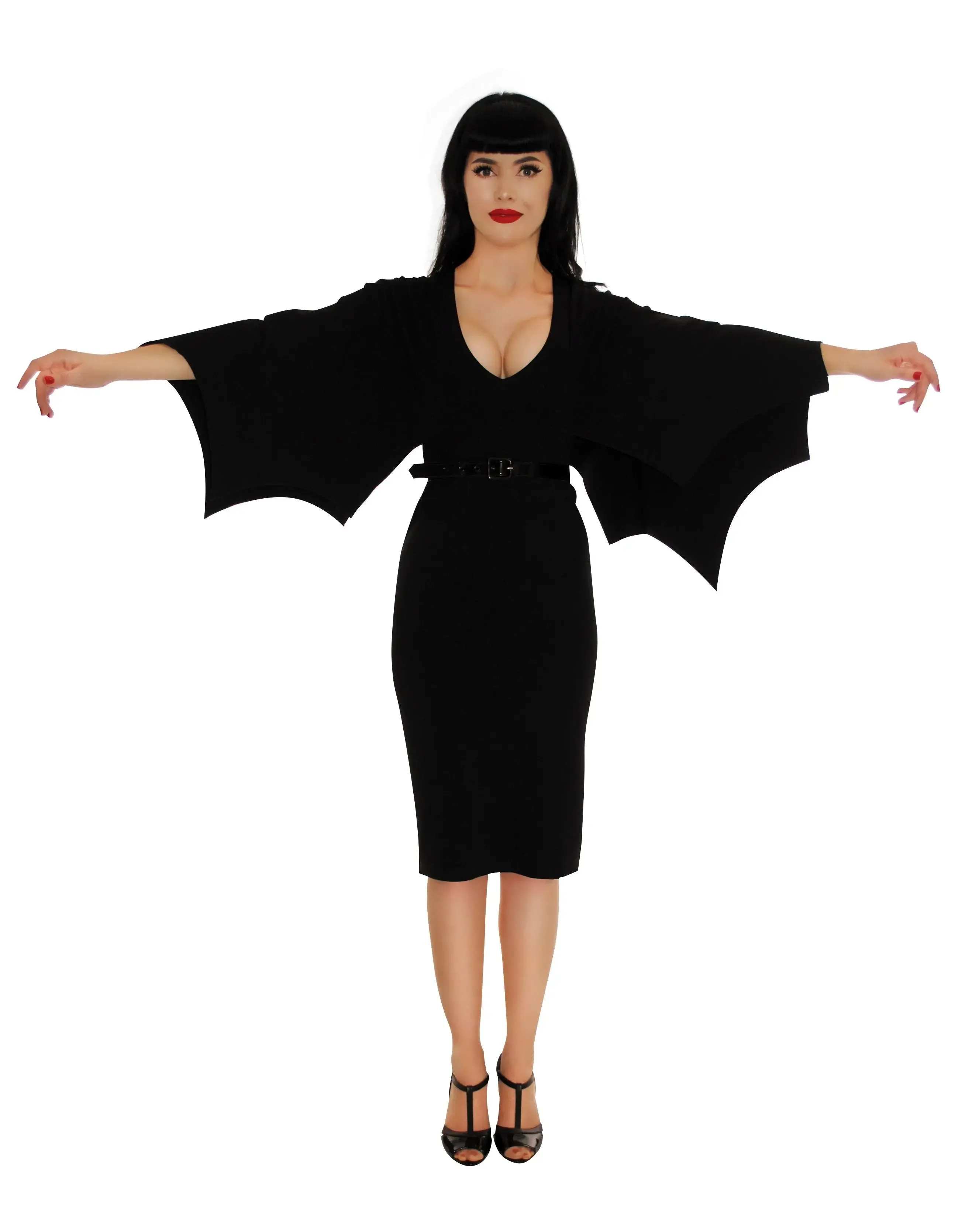 Creature of the Night Wiggle Dress by Retrolicious