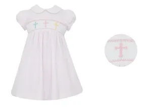 Crosses Girl’s Pink Stripe Knit - Dress